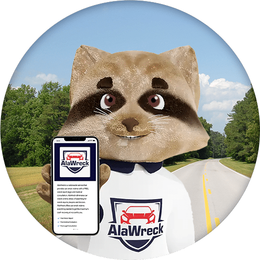 AlaWreck's Al "the resourceful raccoon" can help with your wreck report!